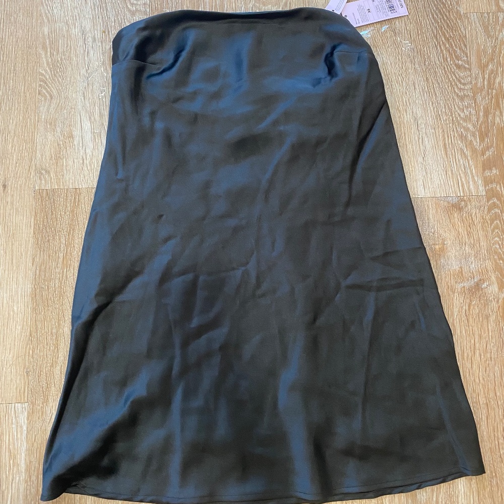 Black Strapless Mini Dress